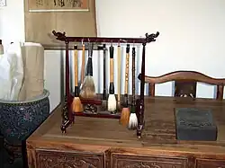 Reconstruction of Emperor Qianlong's (1711–1799) writing table, China.
