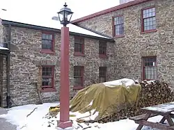 Exterior back facade of Montgomery's Inn