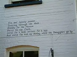 Poetry at the 'Smugglers Inn' (Based on Rudyard Kipling's A Smuggler's Song)