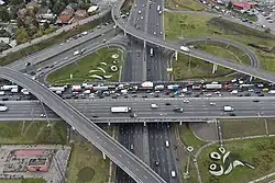 Interchange of MKAD and Yaroslavskoe shosse