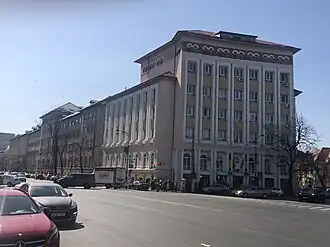 Ion Luca Caragiale National College, viewed from Dorobanți Square
