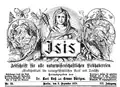 Title page of Isis (1878)