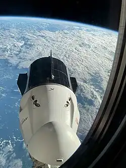 Axiom-3 docked to the ISS