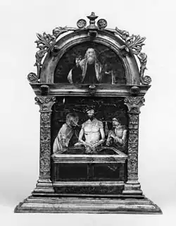 Italian, c. 1500 with Christ as the Man of Sorrows, 18 cm (7.1 in) high