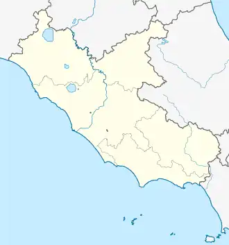 Percile is located in Lazio