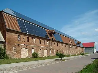 PV system on a barn