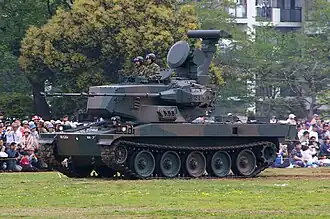 Type 87 self-propelled anti-aircraft gun