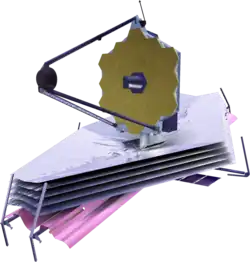 Artist's Rendering of James Webb Space Telescope