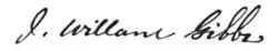 Gibbs's signature