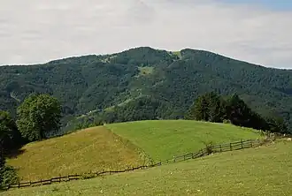 The top of the mountain Jablanik