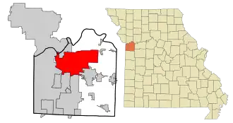 Location of Independence in Missouri