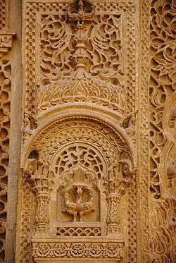 Carvings in the fort