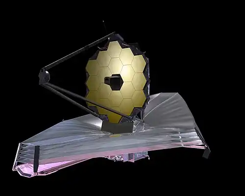James Webb Space Telescope now in orbit, 2025.