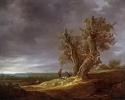Landscape with Two Oaks (1641), oil on canvas, 88.5 x 110.5 cm., Rijksmuseum