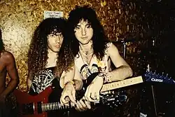 Cacophony founders Marty Friedman and Jason Becker in 1989