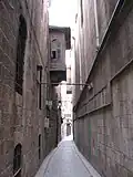 A narrow alley towards the Farhat Square