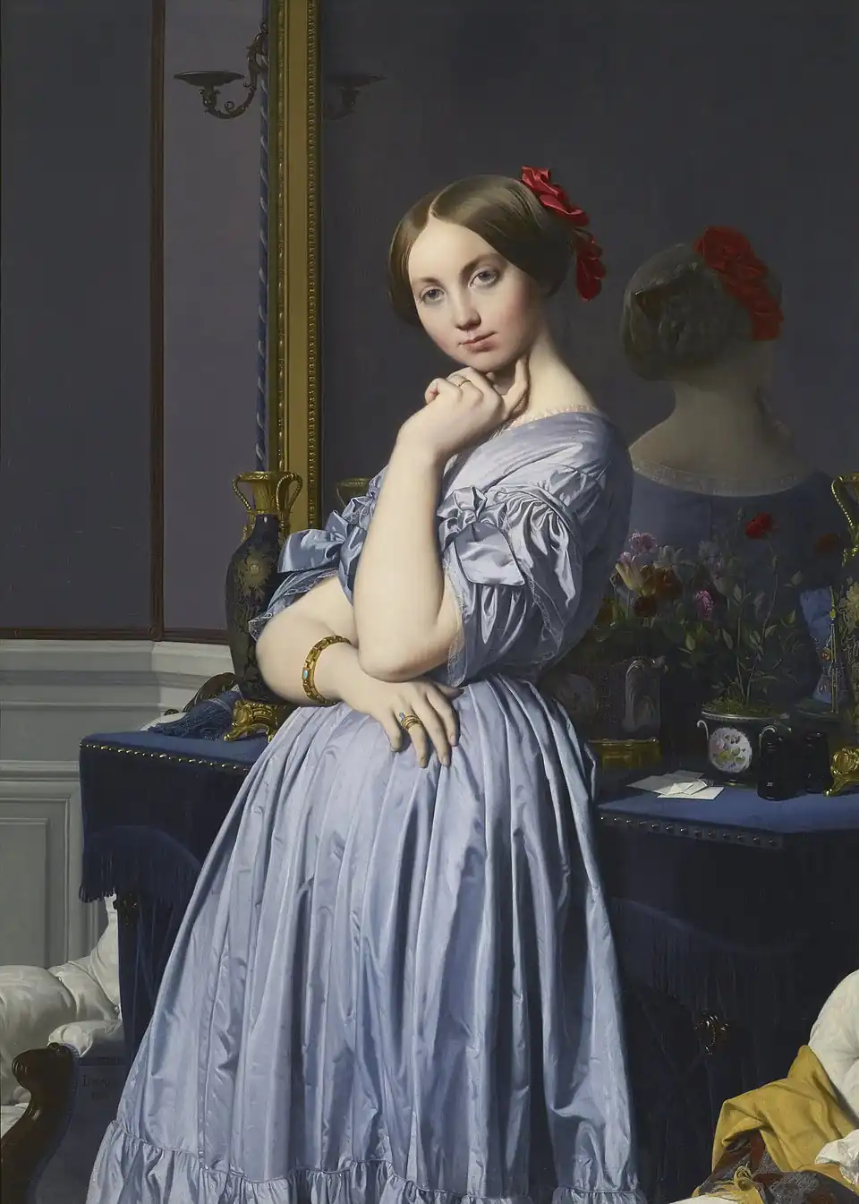 Jean Auguste Dominique Ingres, Portrait of Comtesse d'Haussonville, 1845