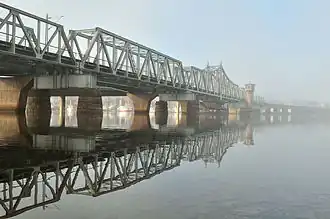 Jernbanebroa bridge in Drammen