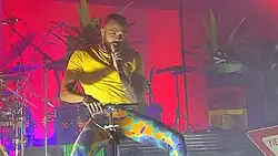 American-Nigerian singer, rapper and songwriter Jidenna in 2019 during a performance for his 85 to Africa tour