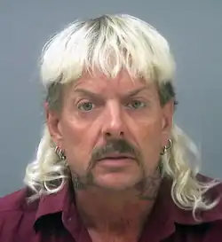 Joe Exotic, owner of the Greater Wynnewood Exotic Animal Park, subject of Tiger King[116](withdrew August 5, 2024, endorsed Donald Trump)[117]