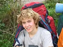 McManners on a DofE trip, 2009
