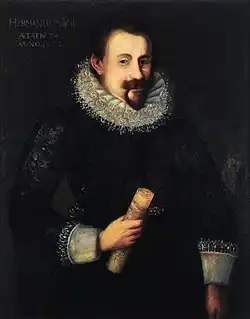 Painting of Johann Hermann Schein in 1620