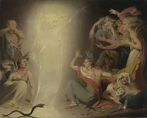 The Ghost of Clytemnestra Awakening the Furies by John Downman