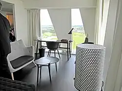 Poet Sofa in room at Copenhagen's Bella Sky Hotel