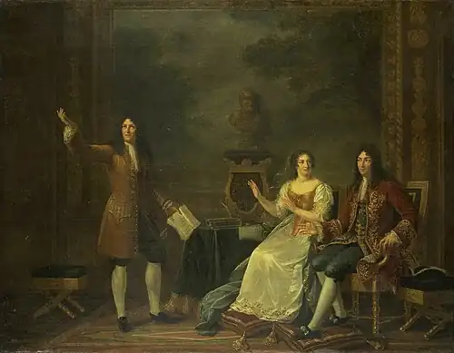 Racine reading Athalie in front of Louis XIV and Madame de Maintenon (1819), musée du Louvre, Paris