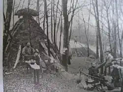 Charcoal burners at work (turn of the 19th/20th centuries)