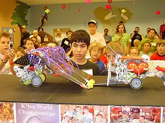 A photograph of the 2005 Division 1 K*bot World Championship Final