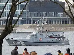 KBV class Latvian coastal patrol boat "Kristaps"
