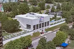 East facade and grounds