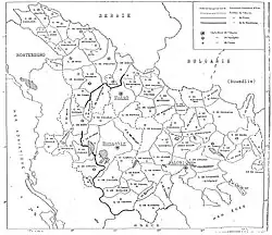 Kaaza districts in the late Ottoman Empire.