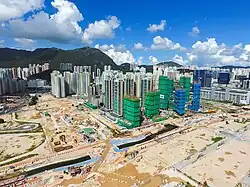 The Kai Tak Development site in July 2017.