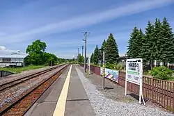 Platform 2 in June 2022