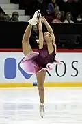 Biellmann spin Kaori Sakamoto