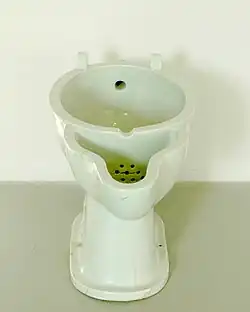 Toilet - men's and women's urinal, from the series Tender Toilet Bowls (1999)