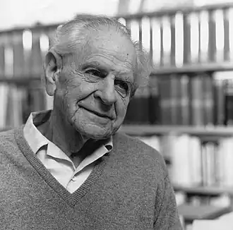 Karl Popper, reader in logic and scientific method