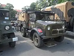 Bedford MWR in camouflage of 1st Czechoslovak Armoured Brigade on the 75th Anniversary of Operation Anthropoid