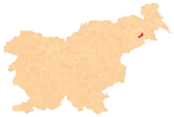 The location of the Municipality of Dornava