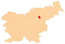 The location of the Municipality of Vojnik