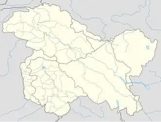 Charding Nullah relative to Kashmir