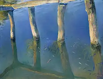 Animals: Fish; 1908, pastel on paperboard, 82 × 63 cm, National Museum, Poznań.