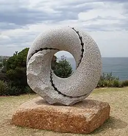 The sculpture in Tamarama, New South Wales, Australia
