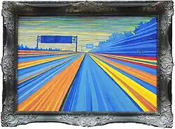 King Of The World - oil painting from cycle Romantic Landscape of 21st Century