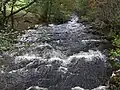 Kip Water upstream from the bridge at Millhouse