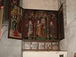 Small altar in the church