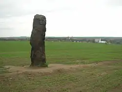 Klobuky as seen from the menhir