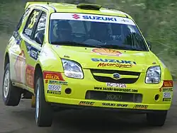 Suzuki Ignis S1600 rally car